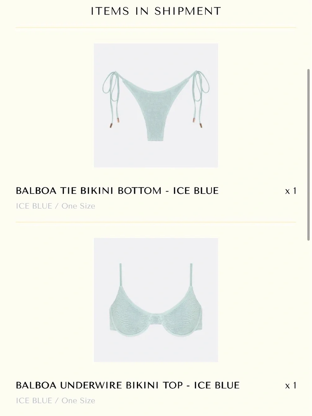 Elysiian Swim Bikini Set